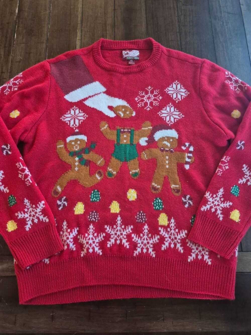 Party Sweater Red Christmas Ugly Sweater 2XL